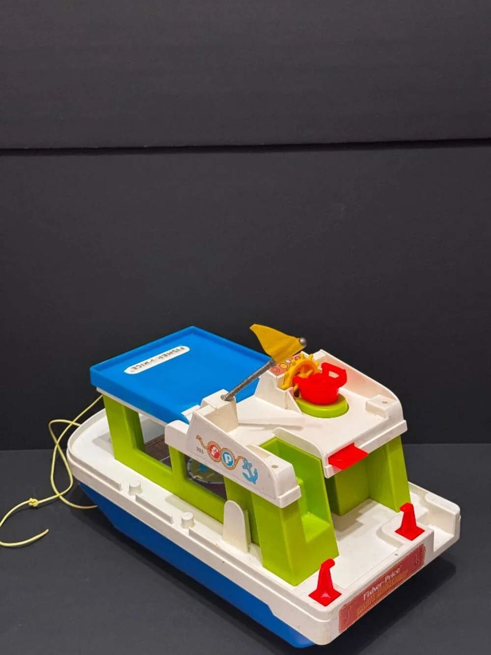 Fisher Price Toy Adventure Series Play Family Houseboat 985, Vintage Circa 1970s